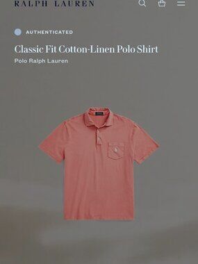 Polo Ralph Lauren brand new classic fit polo shirt medium